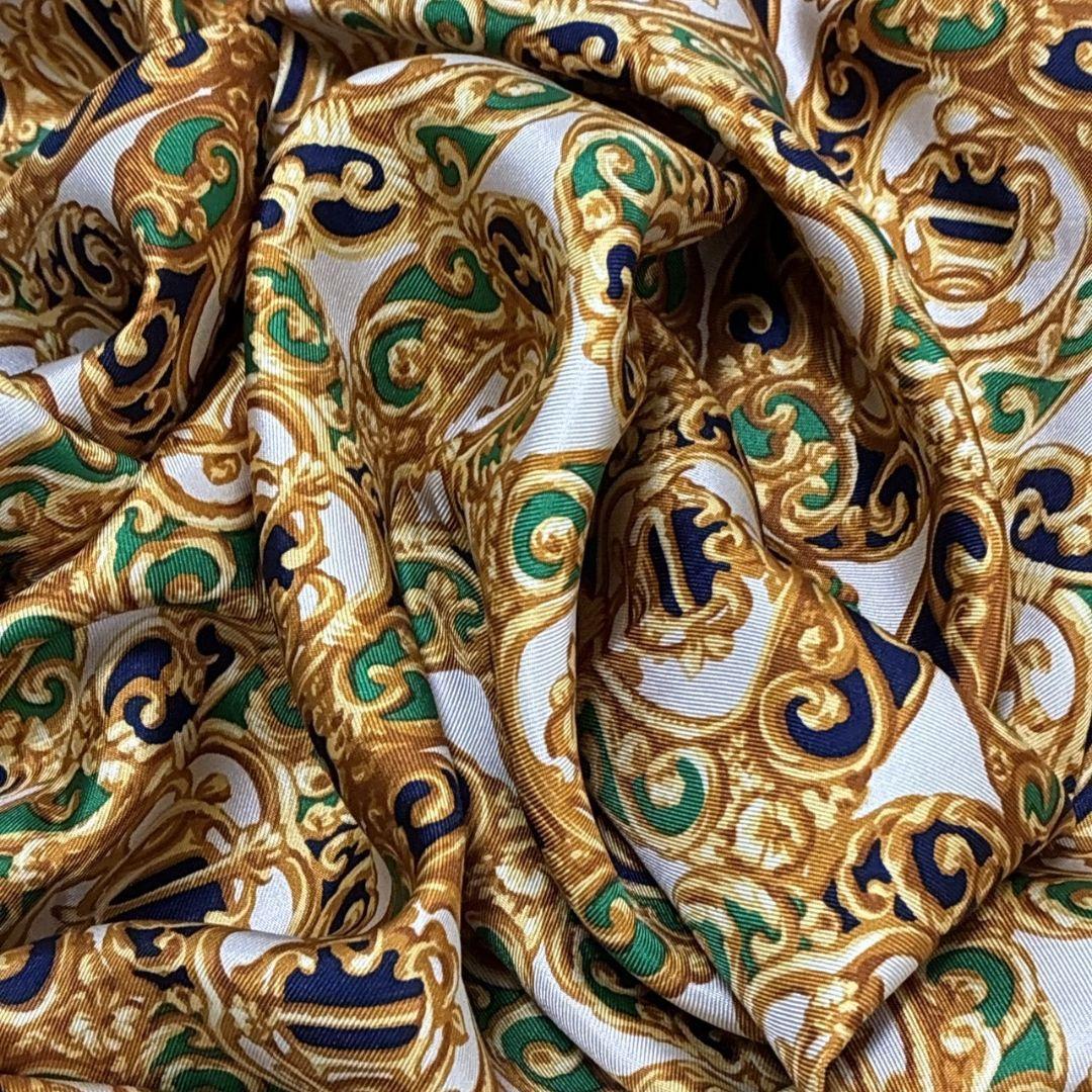 【極美品】クリスチャンディオール シルク 大判スカーフ ストール ジュエリー柄