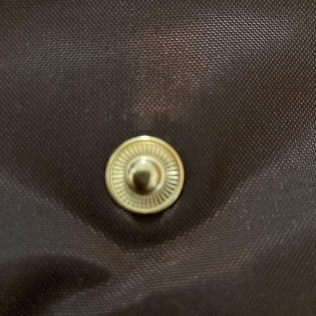 ブラウン ボストンバッグ ナイロン・レザー