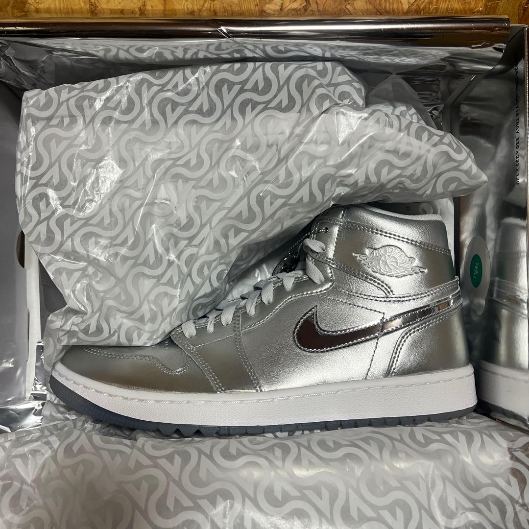 エアジョーダン1ハイ G NRG 8.5 シルバー