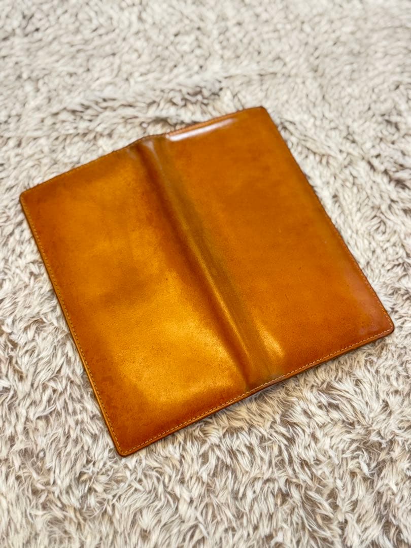 土屋鞄、コードバンレザー長札入れ