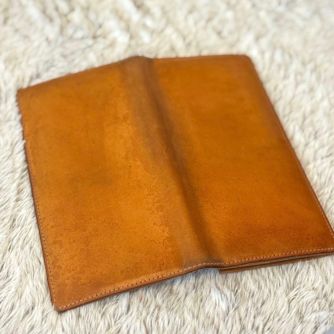 土屋鞄、コードバンレザー長札入れ