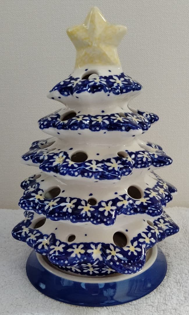 【セール】新品　ポーランド食器　【OUTLET】クリスマスキャンドル