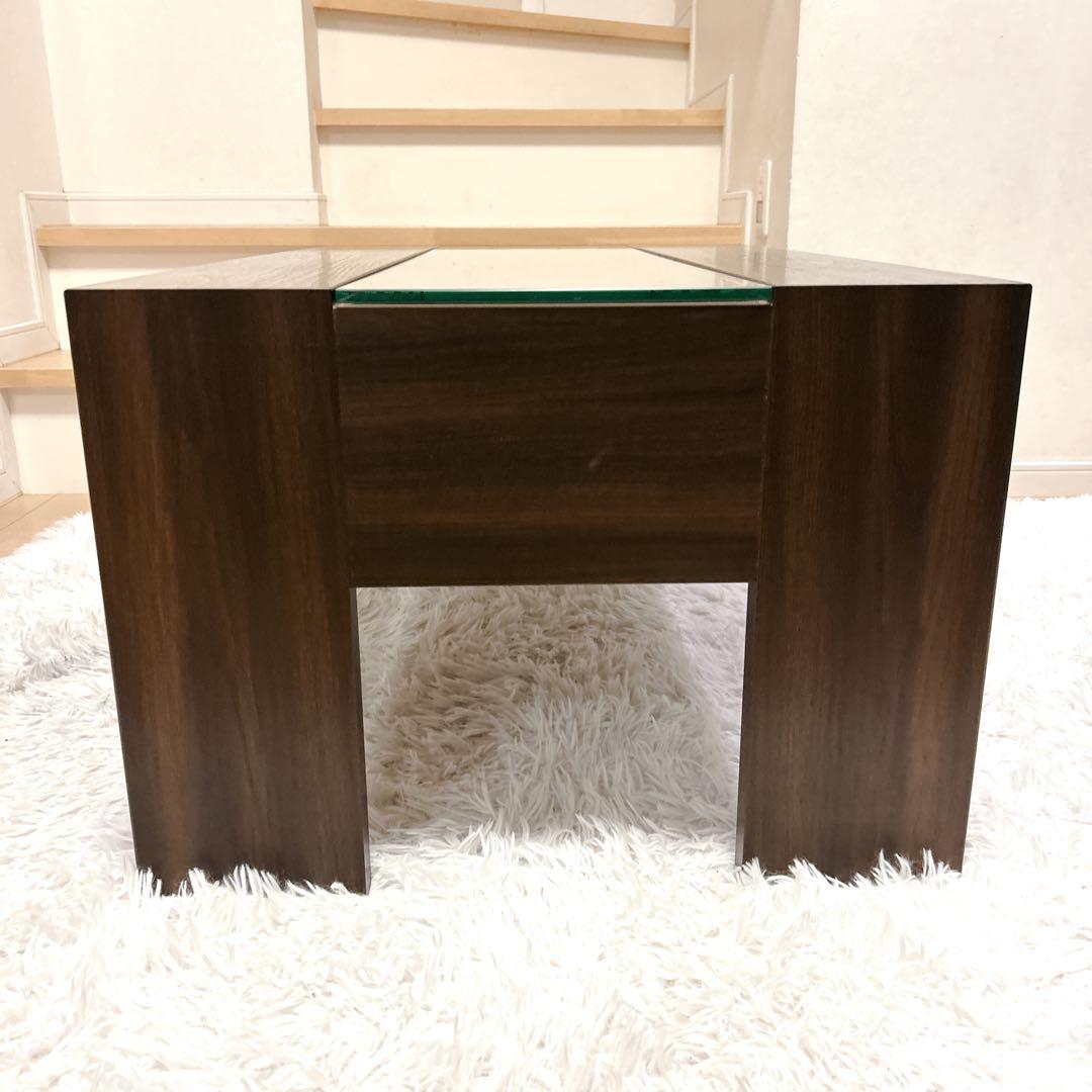 日本製 センターテーブル ローテーブル ガラストップ ユーアイ