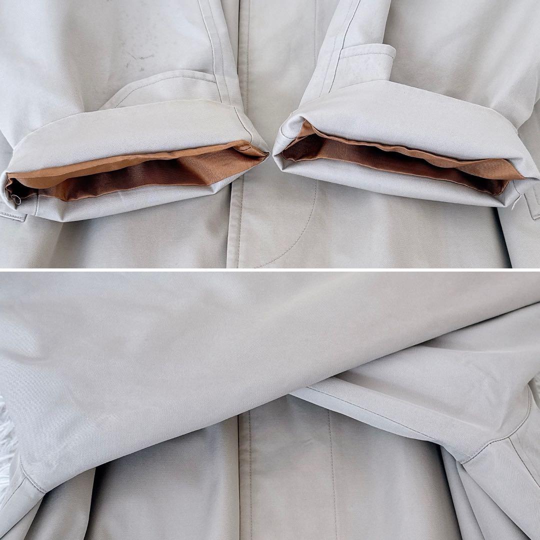 人気✨バーバリーロンドン ウールライナー付 ステンカラーコート ロング ベージュ