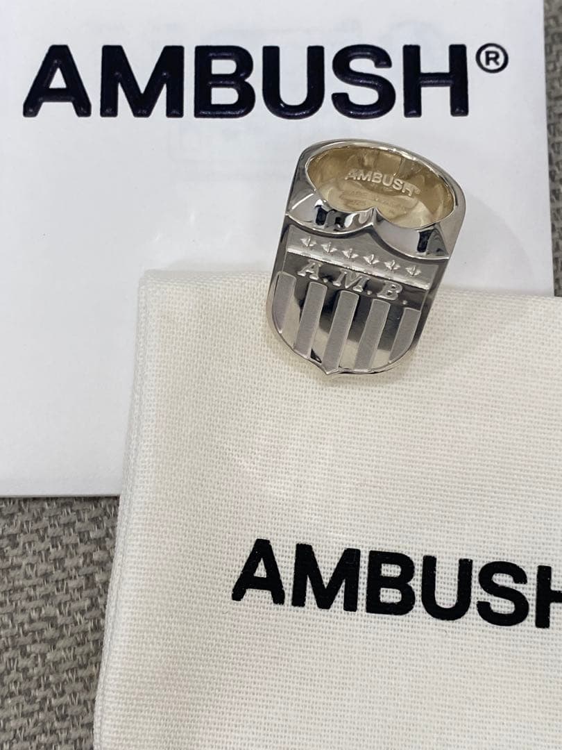 新品未使用品AMBUSH VARSITY RINGアンブッシュサイズM