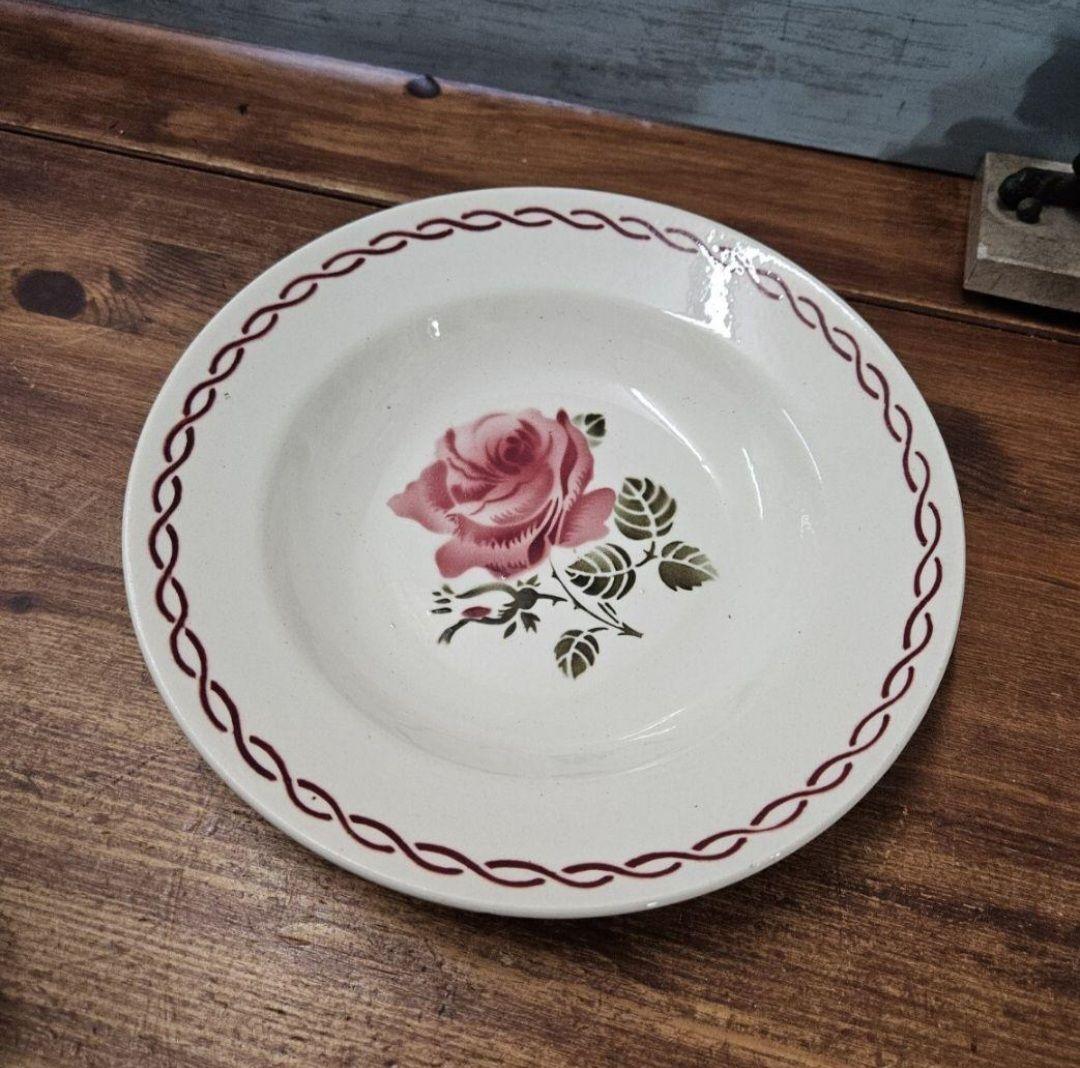 専用6枚セット フランスアンティーク バドンヴィレー スーププレート 深皿 花柄