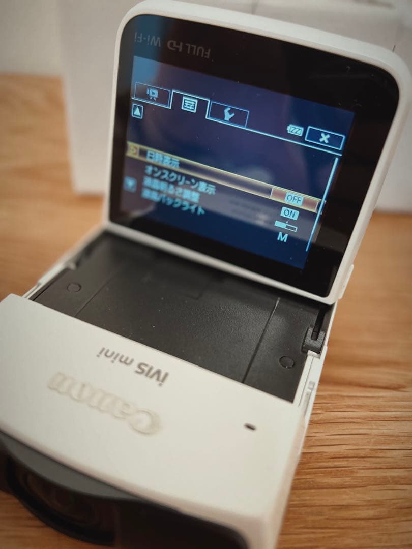 極希少【Canon】iVIS mini 超広角ビデオカメラ バッテリー2個