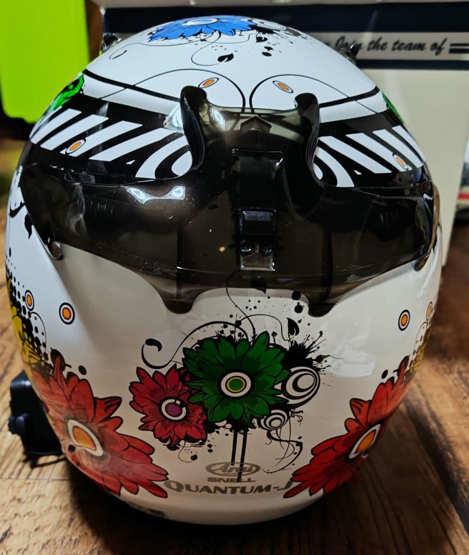 アライ　フルフェイスヘルメット　クァンタムJブロッサム M 　インカム付き