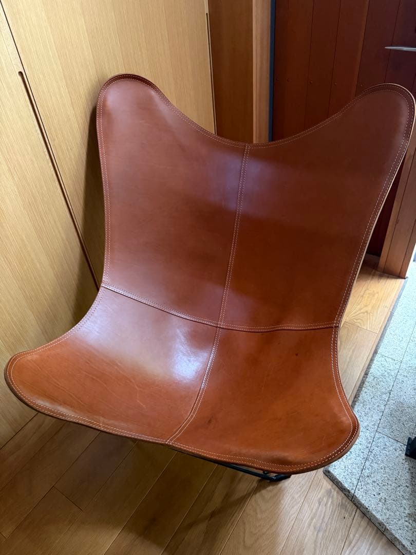 BKFチェア　バタフライチェア　本革