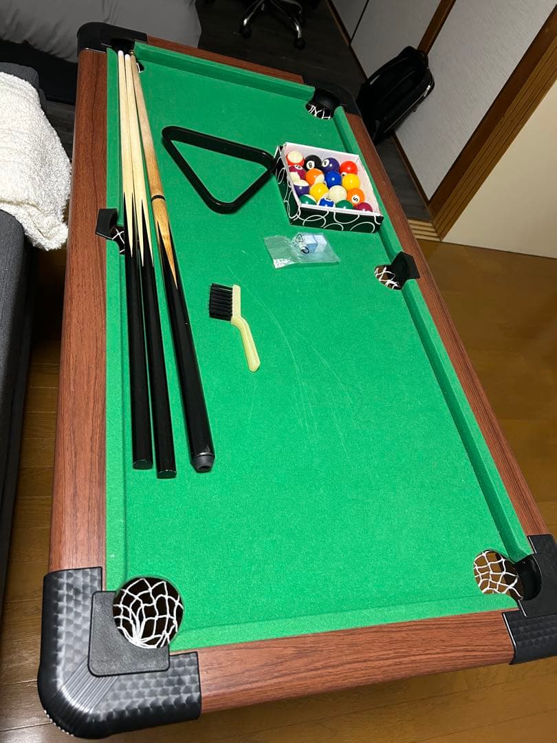 引き取り限定 小型ビリヤードテーブルセット