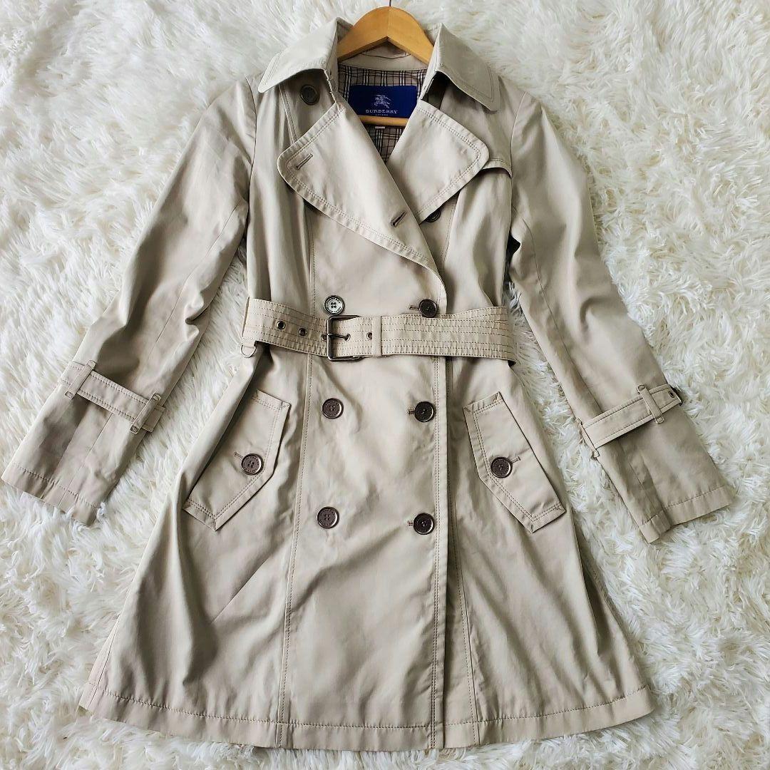 BURBERRY BLUE LABEL トレンチコート ノバチェック レディース
