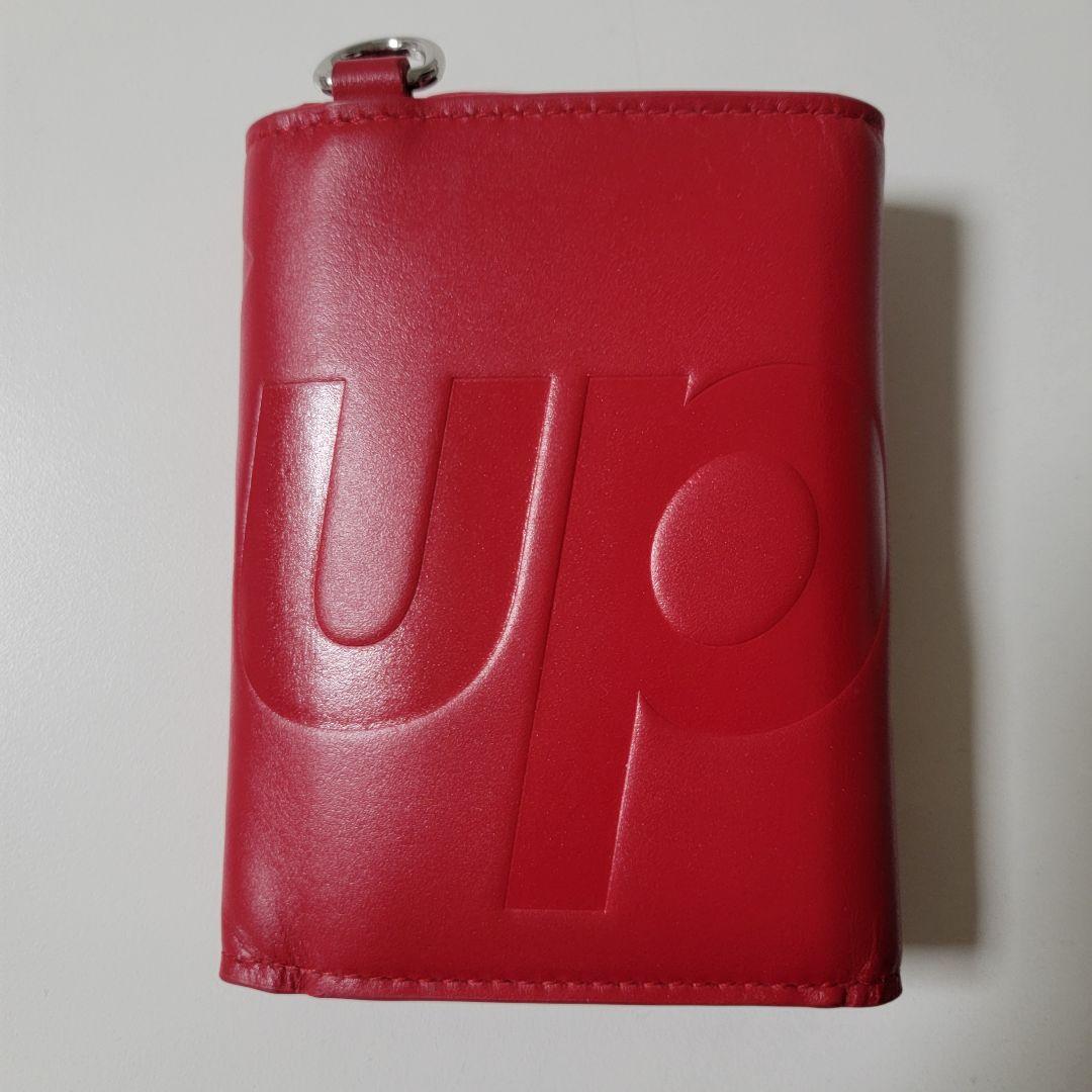 【FW25】supreme Leather Chain Wallet Red