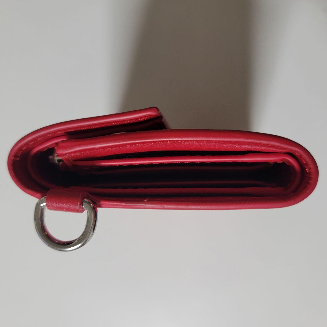 【FW25】supreme Leather Chain Wallet Red