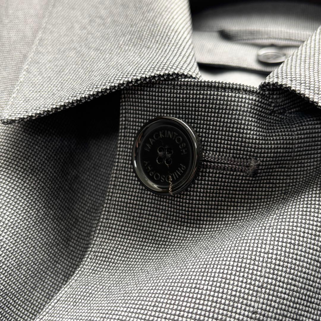 マッキントッシュ トロッター ステンカラーコート ライナー 中綿 グレー 40