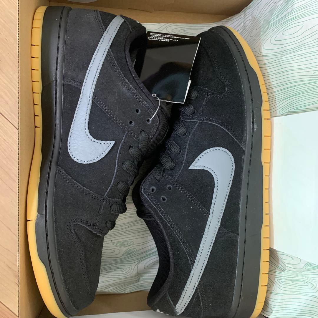 スケートボード Nike SB Dunk Low BLACK/FOG 27.5cm