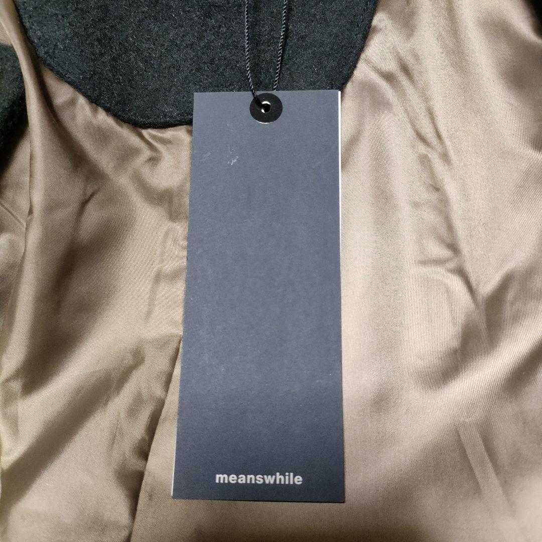 meanswhile ミーンズワイル レトロフリースメルトン B3ジャケット 2