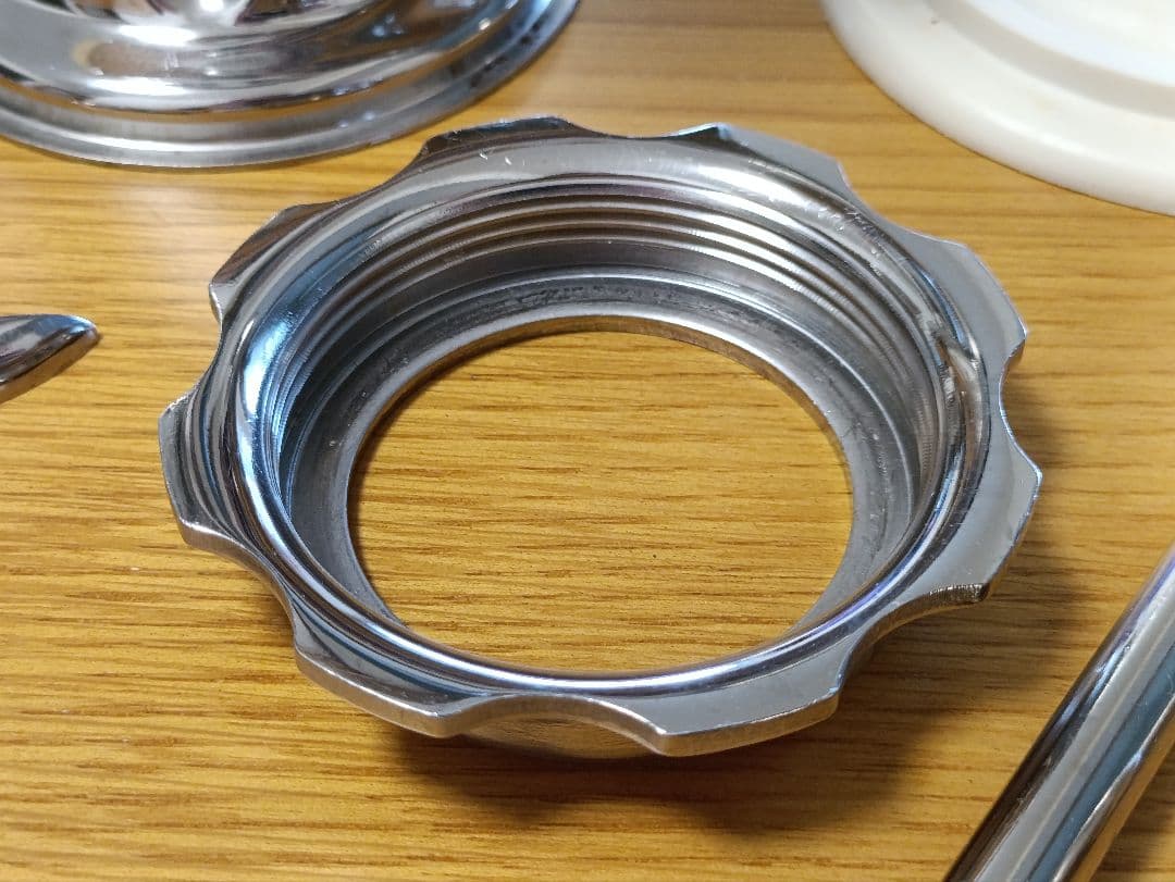 イタリア製　手動ミンサー 　ミートチョッパー　ステンレス