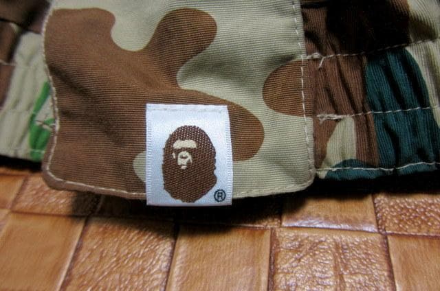 アベイシングエイプ　猿迷彩　ナイロンマウンテンパーカー/M　猿カモ　ダブルジップ