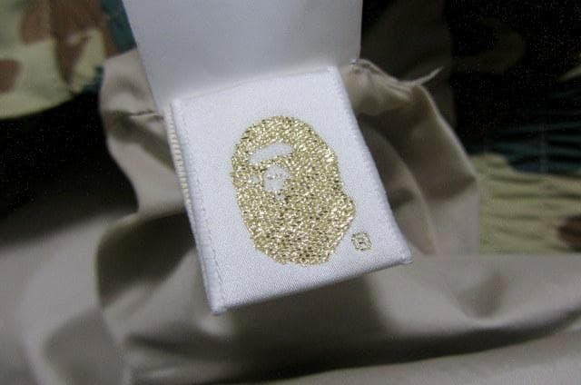 アベイシングエイプ　猿迷彩　ナイロンマウンテンパーカー/M　猿カモ　ダブルジップ