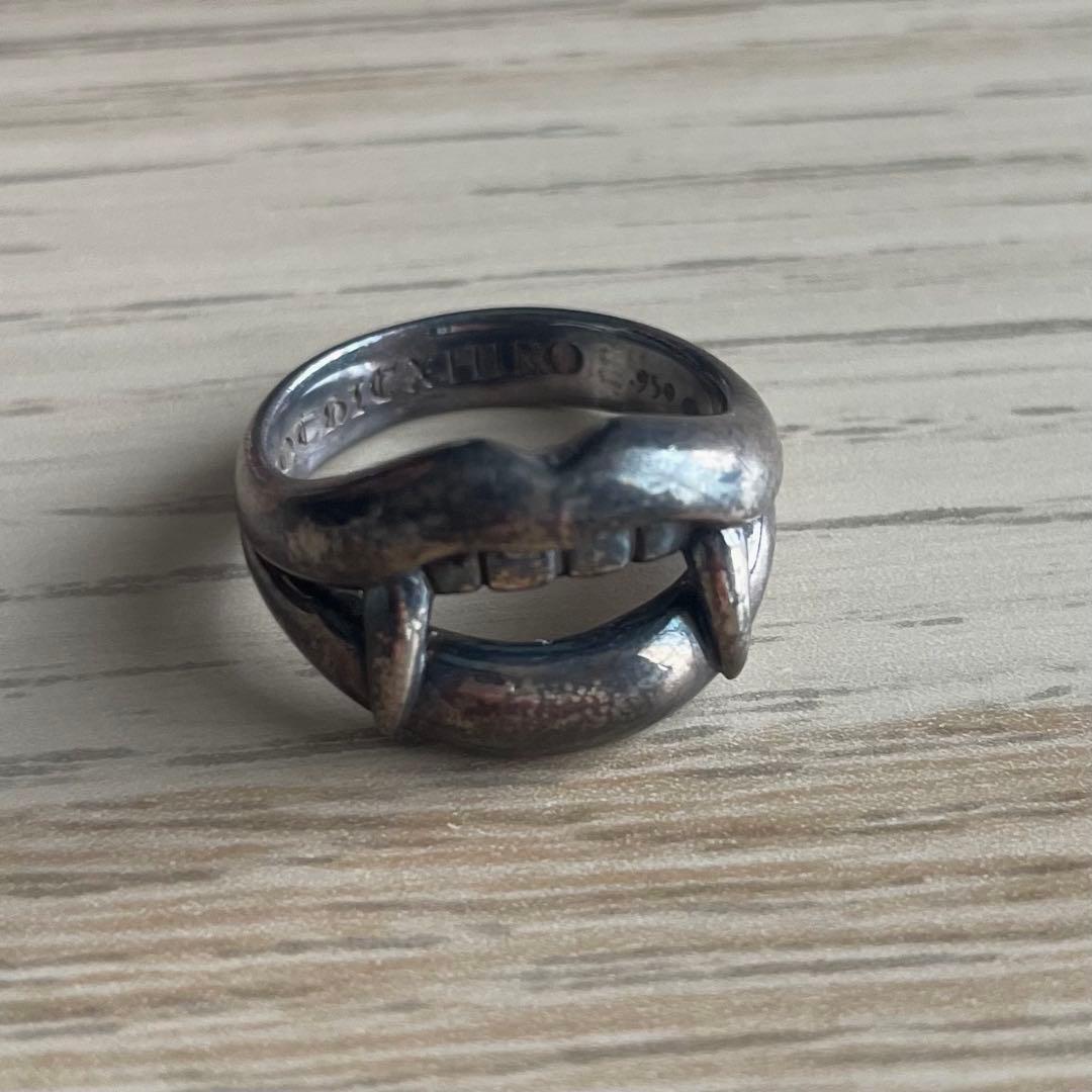 アクセサリー Yohji Yamamoto SILVER 950 VAMPIRE RING