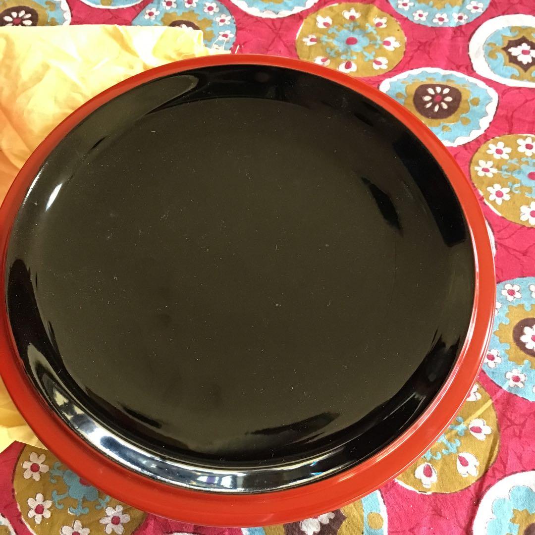 琉球角萬　うるし　漆器　菓子ばち