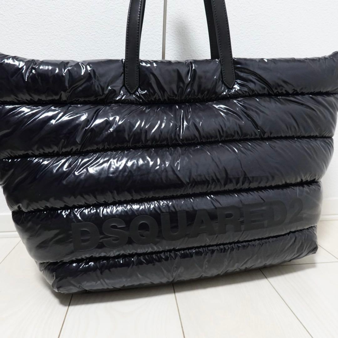 DSQUARED2 トートバッグ　ロゴ　ブラック　ナイロン　ショルダー　2way