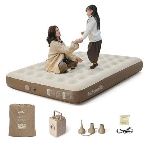 ANaturehike エアーベッド 内蔵電動ポンプ キャンプ/防災/来客用 1