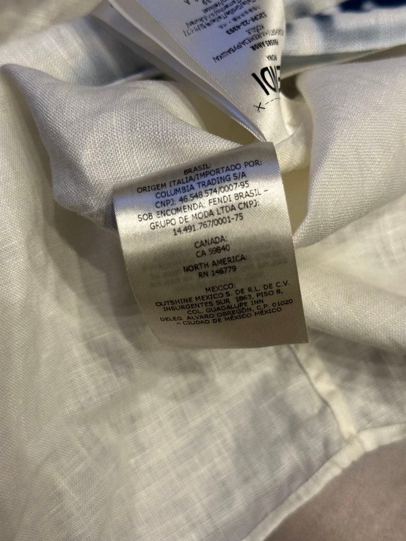 FENDIフェンディ　メンズ 長袖 シャツ39（M）