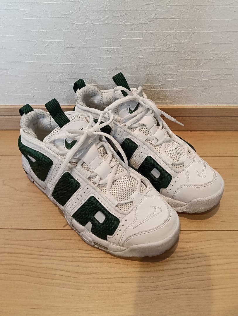 さ*ま様 【美品】ナイキ　エア　モアアップテンポ　ＬＯＷ　グリーン　26cm　モ
