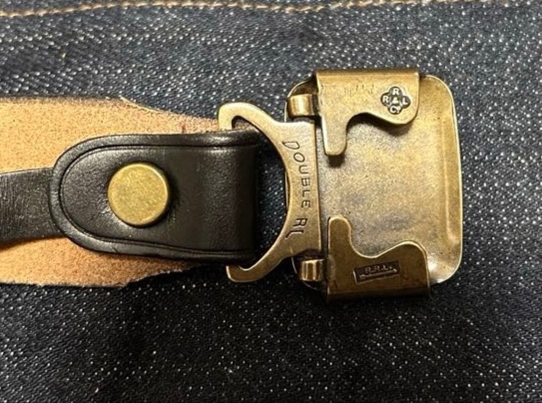 RRL ベルト W34 黒