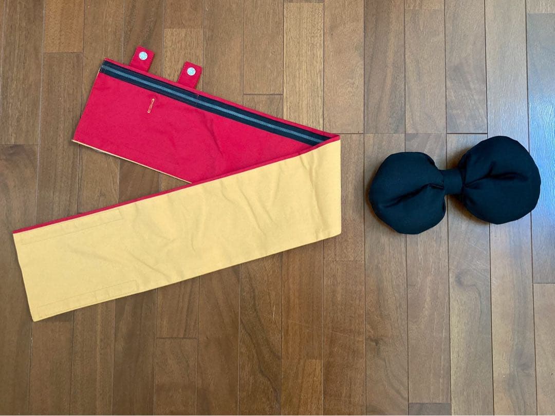 Catherine Cottage 椿ベージュ・黒袴・肌襦袢のセット 160