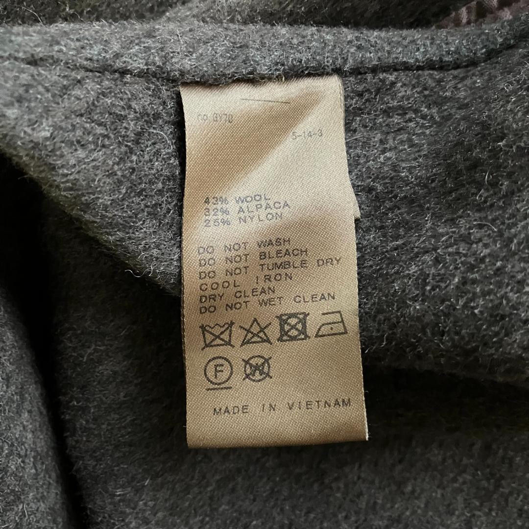 美品◎ドゥーズィエムクラス オーバーサイズリバーコート アルパカ混 ブラウン