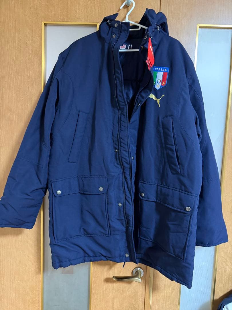 Puma イタリア代表 ベンチコート Mサイズ ネイビー
