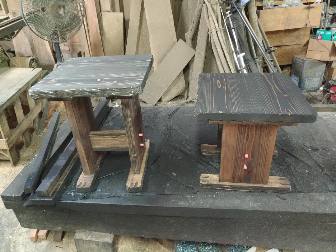 こだわり製作・椅子・スツール 2脚セット