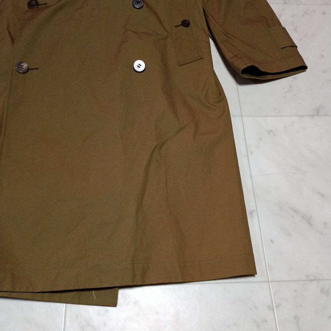 ES:S エス トレンチコート　オーバーサイズ　ベルト付き　カーキ　日本製　2