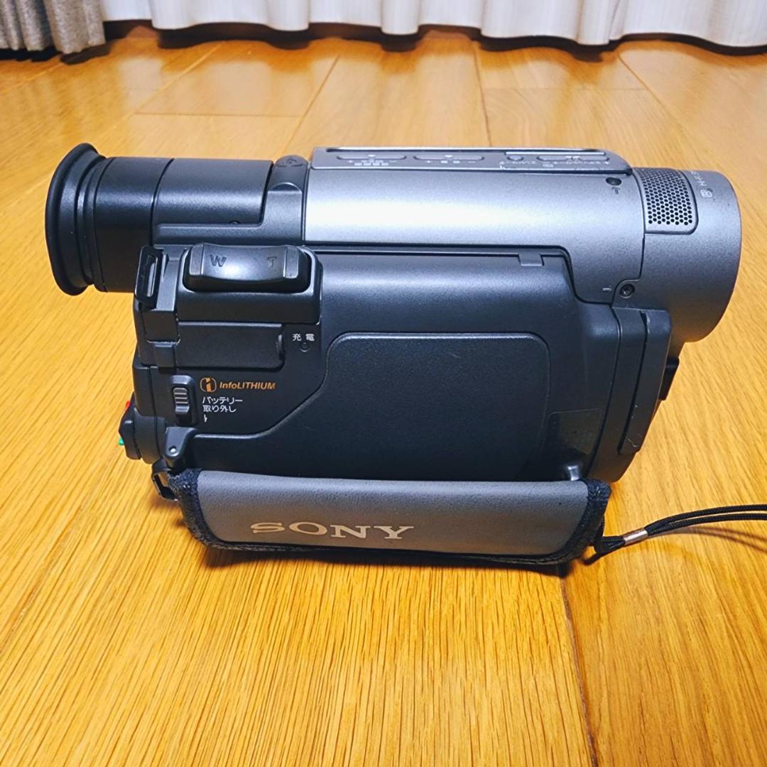 【動作確認済】高画質 SONY 8ミリ Hi8 ビデオカメラ ACアダプタセット
