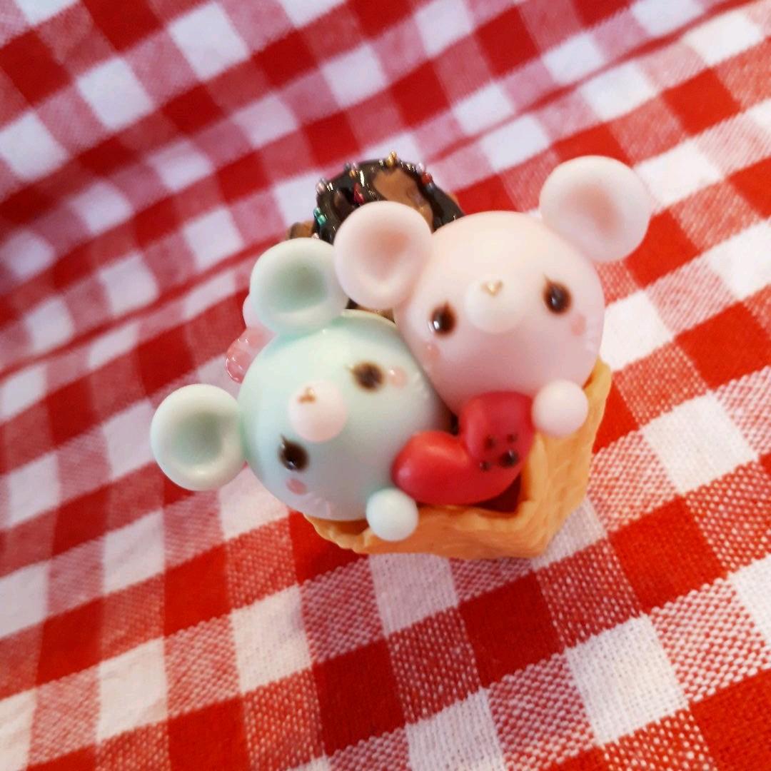 仲良し♡ねずみさんカップ