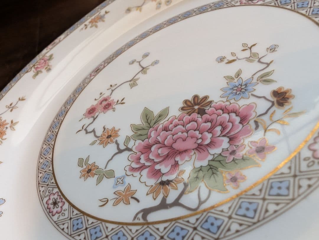 ロイヤルドルトン　カントン　20.5㎝サラダプレート♡8枚