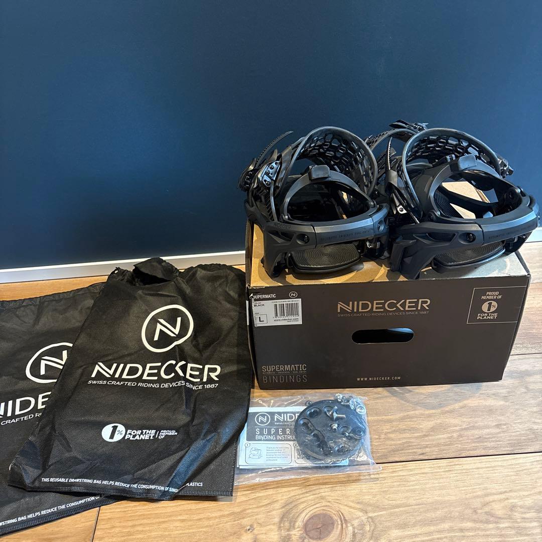 NIDECKER Supermatic ビンディング ブラック L
