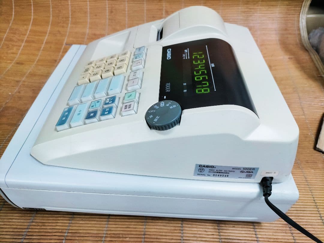 カシオレジスター　100ER　簡単便利特殊　送料込　365288