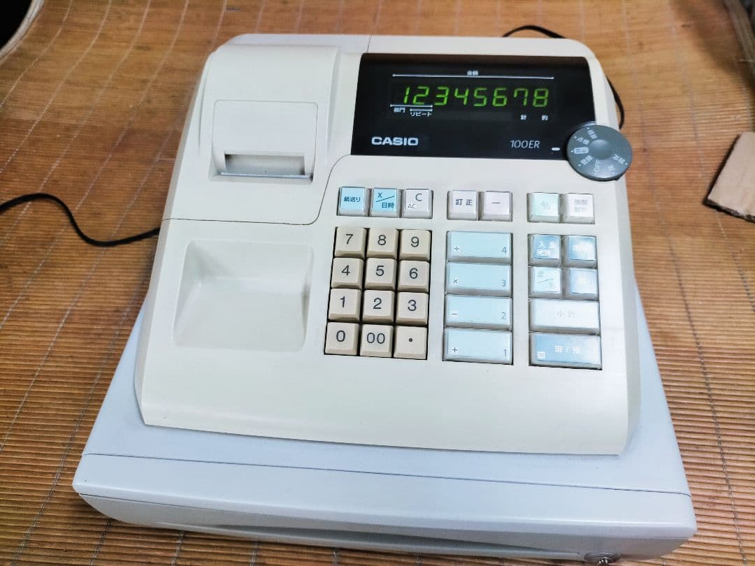 カシオレジスター　100ER　簡単便利特殊　送料込　365288