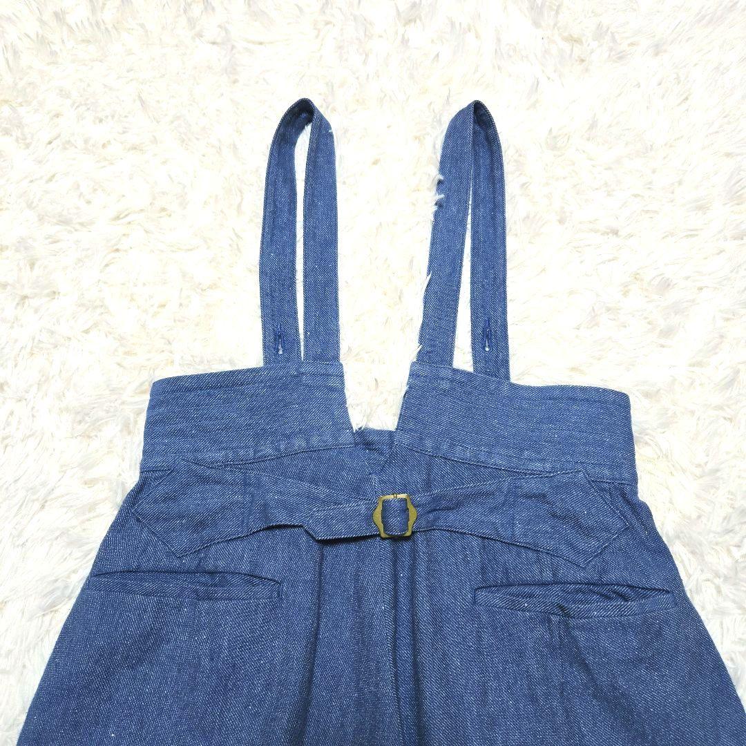 【希少】susuri ★ススリ リネンコットン ムースパンツ サロペット