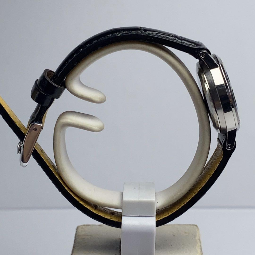 SEIKO QUARTZ 電池交換済 日本製 革ベルトBAMBI製新品