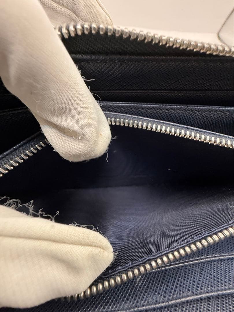 りゅうちゃん 専用　PRADA プラダ 長財布 ラウンドジップ サフィアーノ