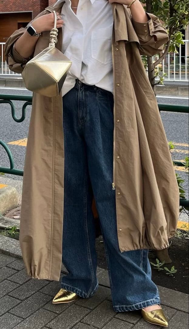 【新品未使用】ELENDEEK エレンディークライトレイヤードコート