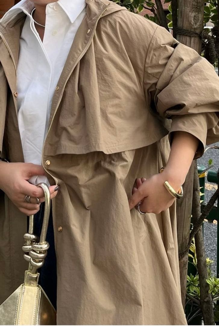 【新品未使用】ELENDEEK エレンディークライトレイヤードコート