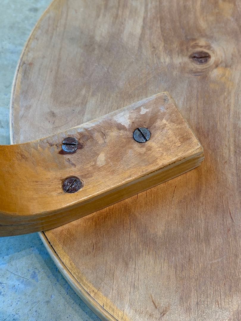 【希少・low】Artek スツール60 ローバージョン ブルーリノリウム