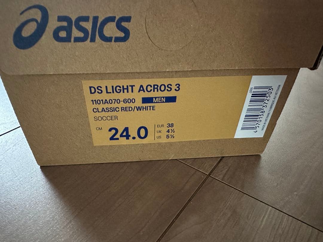 ASICS DS LIGHT ACROS 3 サッカーシューズ 24.0cm