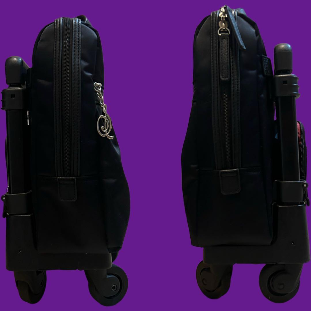 SWANY ブラック ナイロン キャリーケース