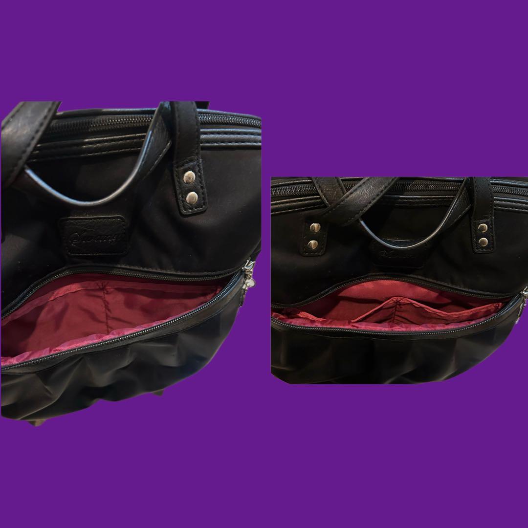 SWANY ブラック ナイロン キャリーケース